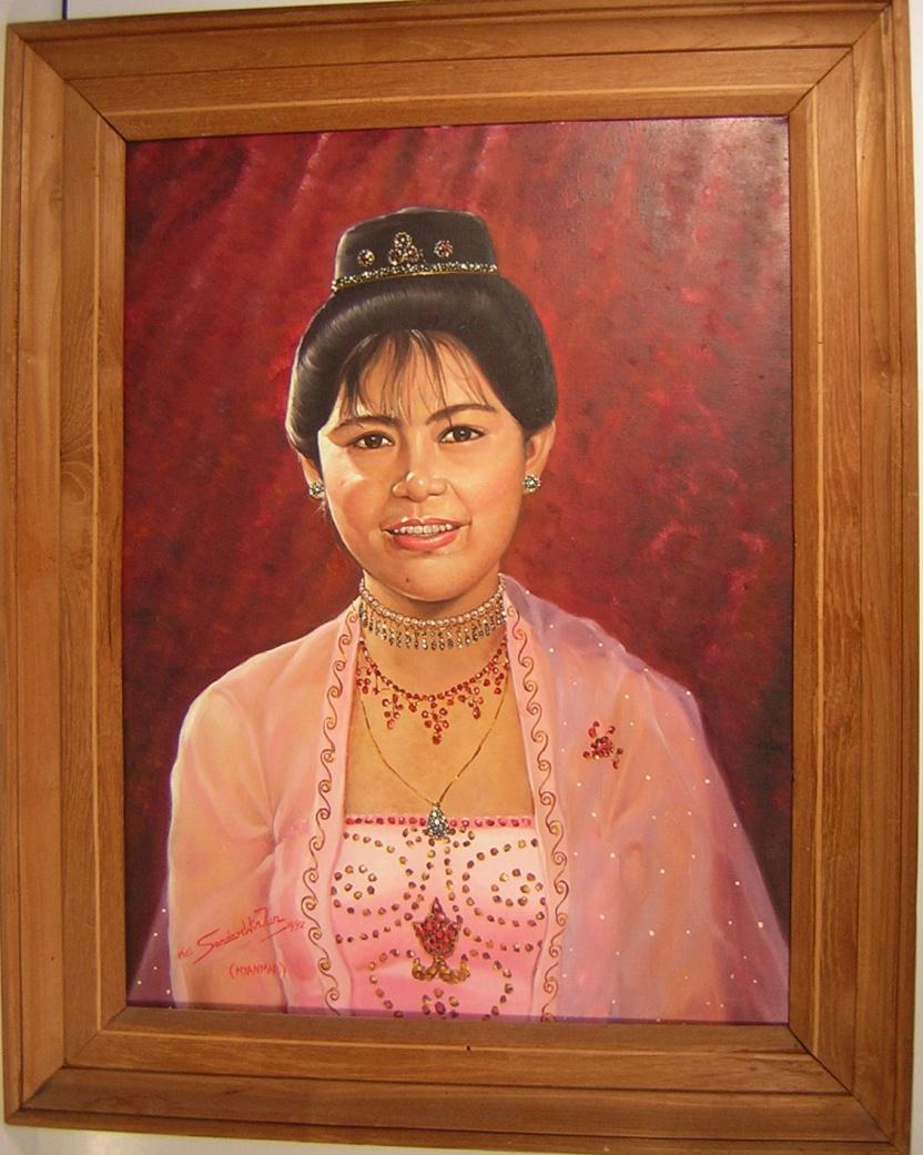 Pinkie, Sandra Win Tun, 1992 (OIL)-image